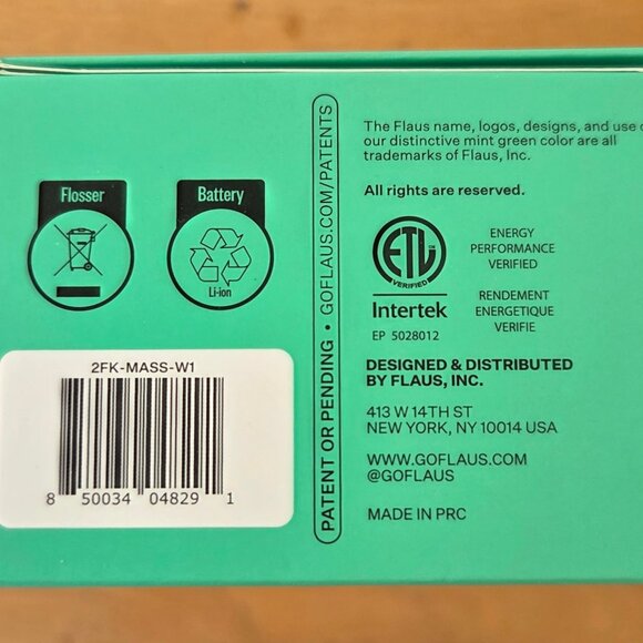 Flaus Electric Flosser in White-NEW in unopened Box - Picture 6 of 11